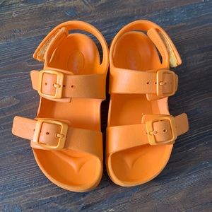 Orange Cat&Jack 9T Velcro Sandals
